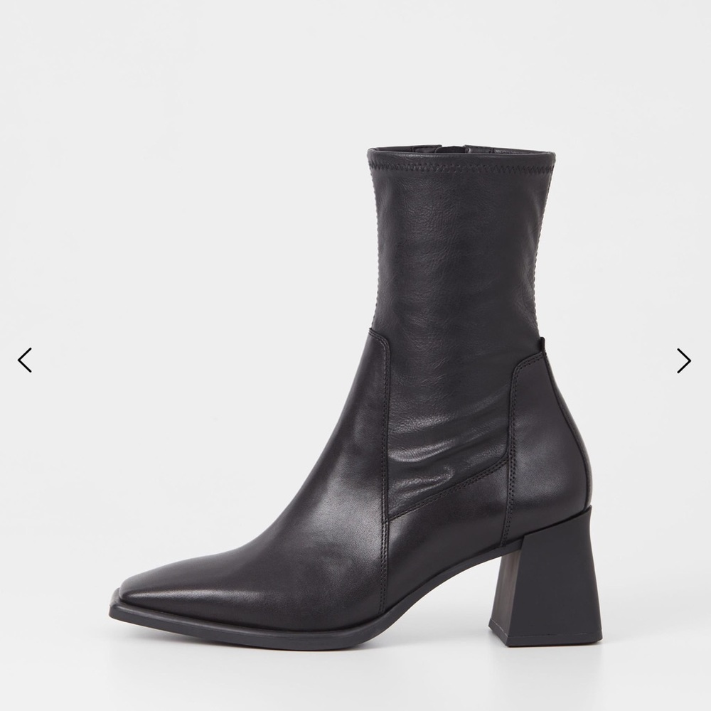 Vagabond Black Heeled Boots